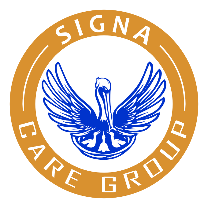 Signa Care Group Logo on Uniform